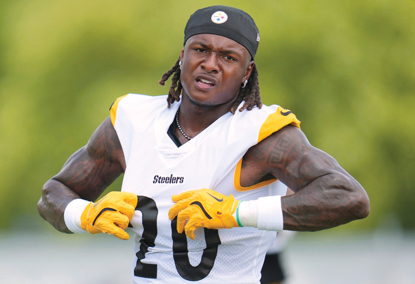 Steelers rookie RB Kaleb Johnson focuses on blocking | News, Sports, Jobs -  Altoona Mirror